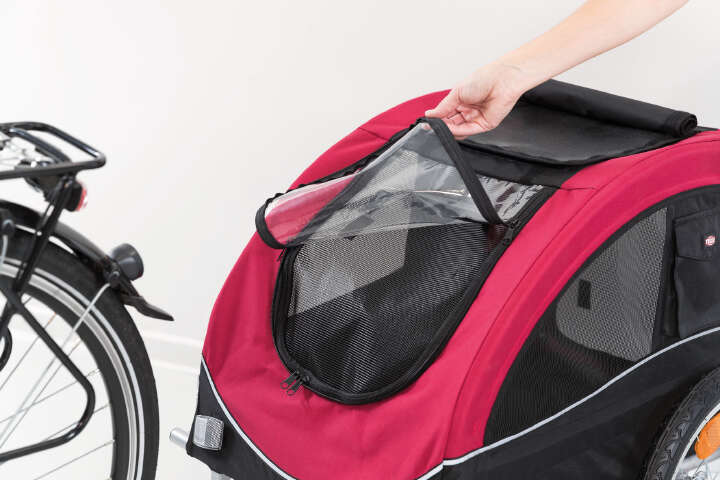 TRIXIE Fahrrad-Anhänger für Hunde